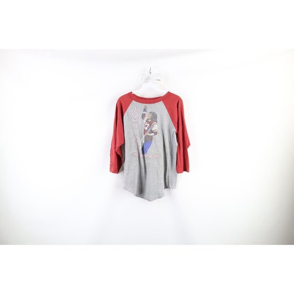 Vtg 80s Mens L 1982 US Tour Joan Jett & The Blackhearts Band Raglan T-Shirt USA